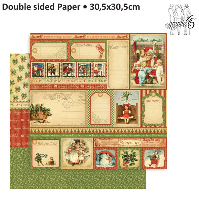Scrapbooking paper 2-sided 4500614 Graphic 45 ― VIP Office HobbyART
