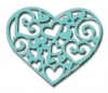 SDD032 Die Sweet Dixie Filagree Heart Metal Die