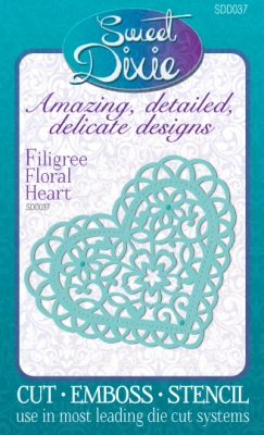 Filigree Floral Heart