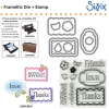 Framelits Die Set 10PK w/Stamp - Words & Tags by Stephanie Barnard, Sizzix 657919