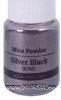 Mica Powder 10gr Silver Black
