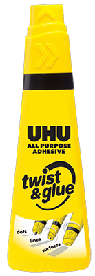 Glue UHU All purpose Twist & Glue 90ml ― VIP Office HobbyART