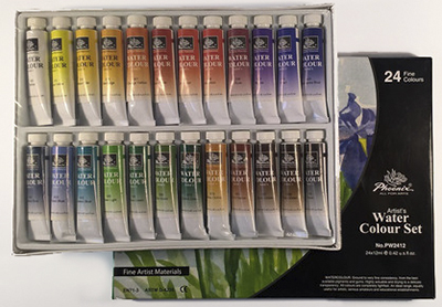 Water colours set "Phoenix" 24х12ml ― VIP Office HobbyART