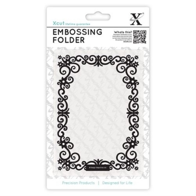 A6 Embossing Folder - Floral Frame ― VIP Office HobbyART