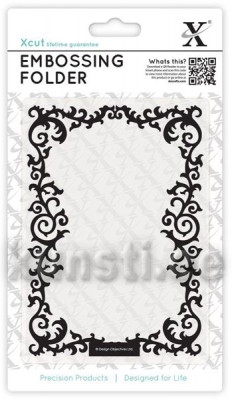 Tekstuurplaat darice Xcut XCU 515128 - A6 Leafy Border