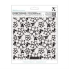 15 x 15 cm Embossing Folder - Poinsettia Pattern