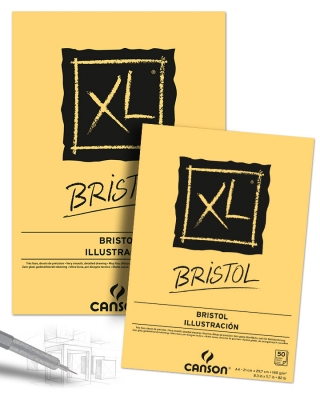 Canson XL sketch pad "Bristol" A4 180g, 50 sheets ― VIP Office HobbyART
