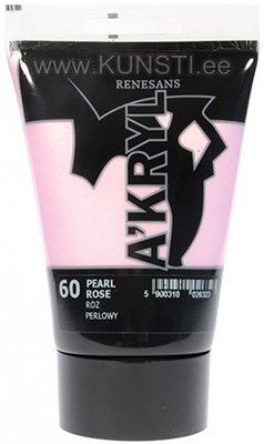 Akrüülvärv Renesans SATINE ACRYLIC 100 ml 60 PEARL ROSE ― VIP Office HobbyART