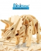 D430A Wooden puzzle Triceratops mini