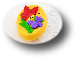 Форма для мыла "Бабочка на цветке" ― VIP Office HobbyART