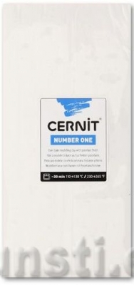Polymer Clay Cernit Number One 027 500g white ― VIP Office HobbyART