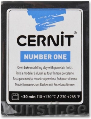 Полимерная глина Cernit Number One 100 black ― VIP Office HobbyART