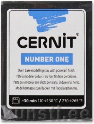 Polümeersavi Cernit Number One 100 black ― VIP Office HobbyART