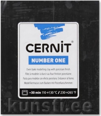 Polümeersavi Cernit Number One 100 250g must ― VIP Office HobbyART