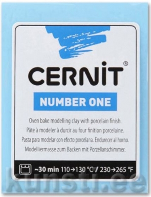 Полимерная глина Cernit Number One 214 sky blue ― VIP Office HobbyART