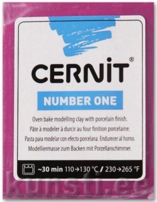 Полимерная глина Cernit Number One 411 bordeaux ― VIP Office HobbyART