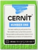 Polymer Clay Cernit Number One 611 light green