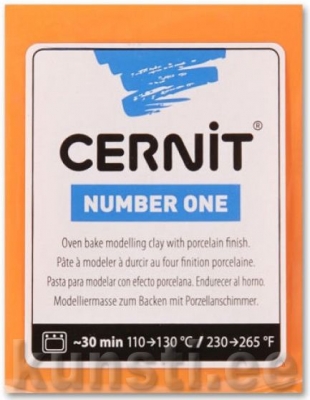 Polymer Clay Cernit Number One 752 orange ― VIP Office HobbyART