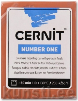 Polymer Clay Cernit Number One 839 terracotta ― VIP Office HobbyART