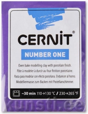 Полимерная глина Cernit Number One 900 violet ― VIP Office HobbyART
