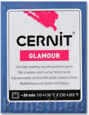 Polymer Clay Cernit Glamour 246 mar blue ― VIP Office HobbyART