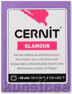 Полимерная глина Cernit Glamour 900 violet ― VIP Office HobbyART