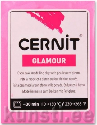 Полимерная глина Cernit Glamour 922 fuchsia ― VIP Office HobbyART