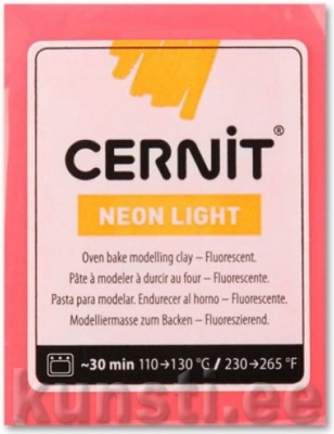 Polümeersavi Cernit Neon light 400 red ― VIP Office HobbyART