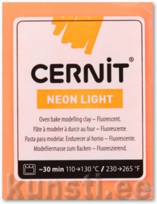 Полимерная глина Cernit Neon light 752 orange ― VIP Office HobbyART