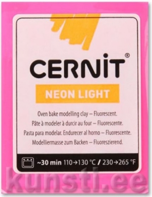 Полимерная глина Cernit Neon light 922 pink ― VIP Office HobbyART