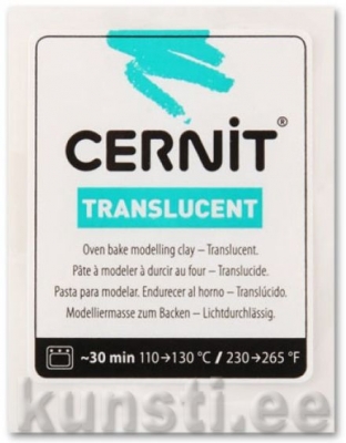 Полимерная глина Cernit Translucent 005 56gr прозрачная белая ― VIP Office HobbyART