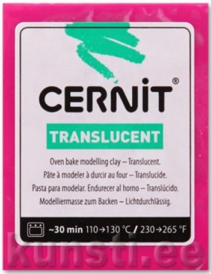 Polümeersavi Cernit Translucent 474 56gr  RUBY RED ― VIP Office HobbyART