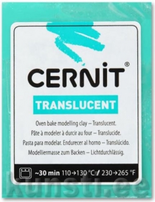 Полимерная глина Cernit Translucent 620 56gr  EMERALD ― VIP Office HobbyART
