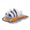 JPD558 Wooden puzzle with colored paper Sydney Opera