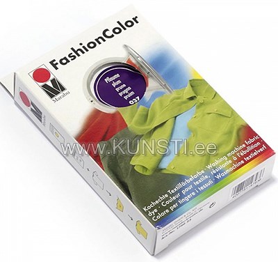 Краска для ткани Fashion Colour 30g+fiksaator 60g 037 plum ― VIP Office HobbyART