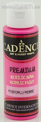 Акриловая краска Premium Cadence flouroscent 1 flouroscent pink 70 ml ― VIP Office HobbyART