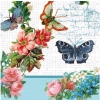 Salvrätik 12509780 25 x 25 cm Flowers And Butterflies