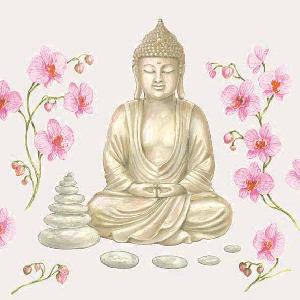 Salvrätikud - Салфетка для декупажа - 33 x 33 cm BUDDHA
