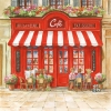 Napkin 13307580 33 x 33 cm PARIS CAFE