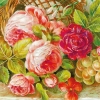 Napkin 13309030 33 x 33 cm Antique Floral 