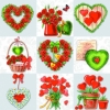 Салфетка для декупажа 13309095 33 x 33 cm Loving Hearts