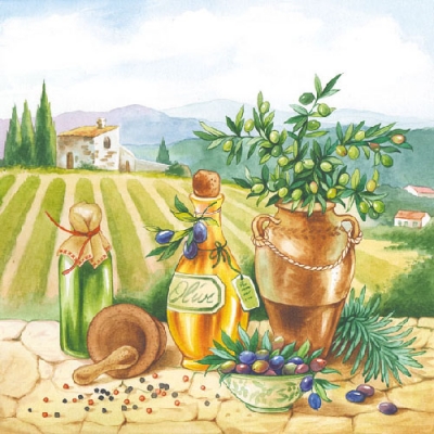 Napkin 13309145 33 x 33 cm Toscana  ― VIP Office HobbyART