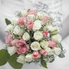 Napkin 13310200 33 x 33 cm Wedding Bouquet