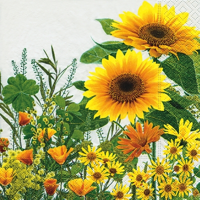 Napkin 200031 33 x 33 cm Yellow meadow ― VIP Office HobbyART