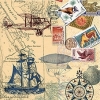 Салфетка для декупажа 211312 33 x 33 cm Around the World