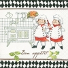 Салфетка для декупажа 211373 33 x 33 cm Jacques and Luigi