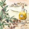 Салфетка для декупажа 211537 33 x 33 cm Tuscan Feelings