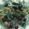 Napkin 21719 33 x 33 cm Olive mix