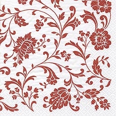 Salvrätikud 340726 33 x 33 cm Arabesque White copper-white