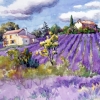 Салфетка для декупажа 344623 33 x 33 cm Lavander Fields Forever